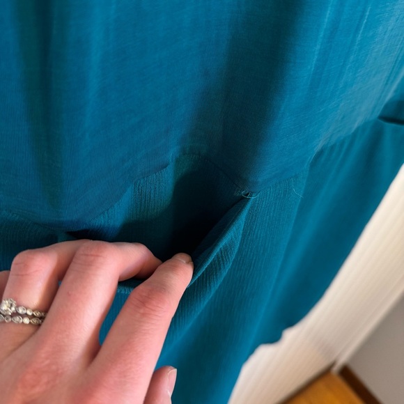 NWT Dolan Anthropologie Left Coast Collection Dress Teal Blue Women’s Size XS - Picture 4 of 12